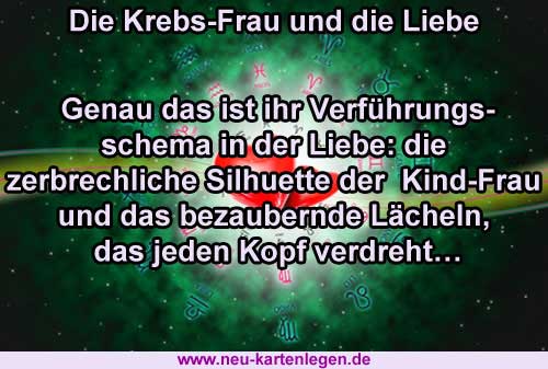 Allgemeines Horoskop zur Krebs-Frau und der Liebe