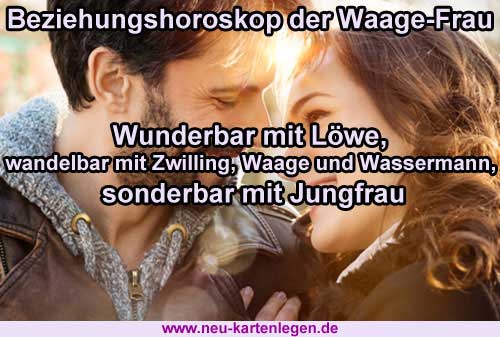 Beziehungshoroskop der Waage-Frau Beziehungshoroskop der Waage-Frau